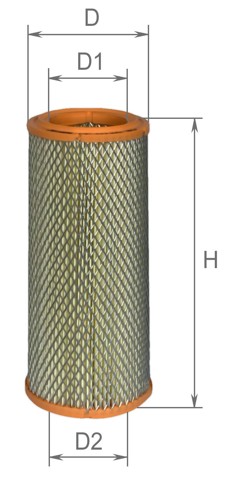 Элемент воздушного фильтра AF0128 ALPHA FILTER