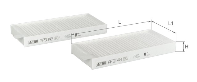 Воздушный фильтр салона AF5048A ALPHA FILTER