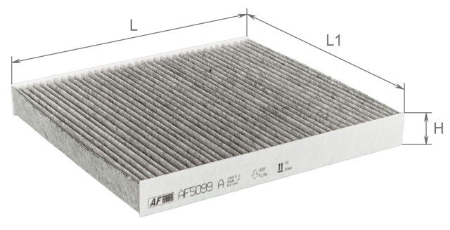 Фильтр салона AF5099A ALPHA FILTER