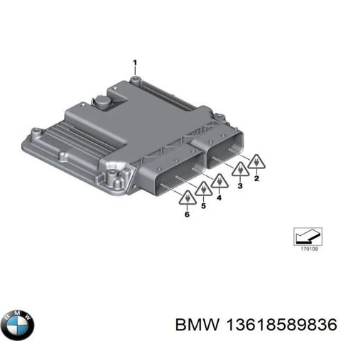 Электронный блок управления двигателем 13618589836 BMW