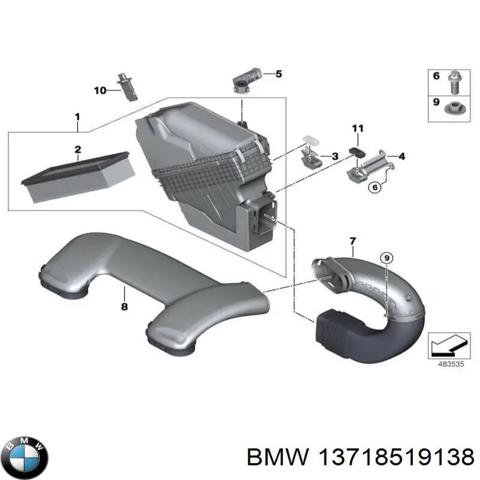 Корпус воздушного фильтра 13718519138 BMW