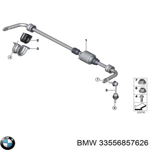 Стойка стабилизатора, заднего 33556857626 BMW