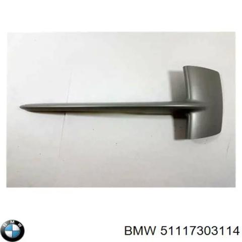 BMW 51117303114 Молдинг решетки бампера переднего правый в наличии Запорожье