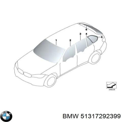 Автостекло 51317292399 BMW