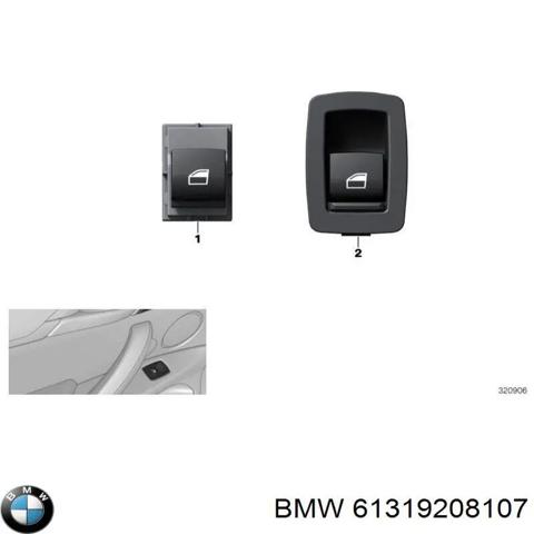 Кнопка подъемника переднего правого стекла 61319208107 BMW