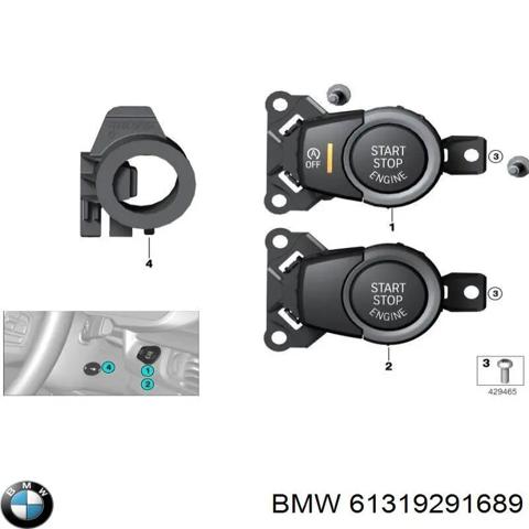 Кнопка старт стоп 61319291689 BMW