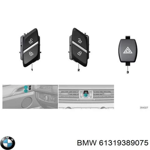 Аварийная кнопка 61319389075 BMW
