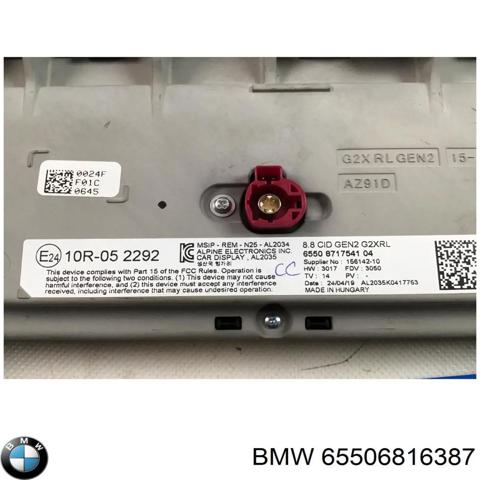 Дисплей бортового компьютера 65506816387 BMW