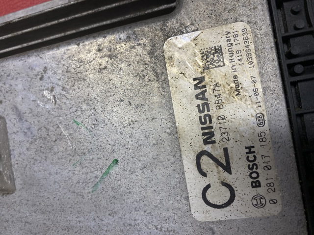 Электронный блок управления двигателем 23710BB47A NISSAN