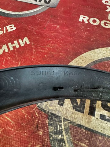 638611KA6A NISSAN Расширитель (накладка) арки переднего крыла левый купить в Запорожье