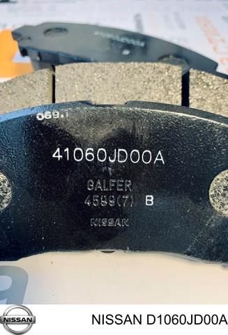 D1060JD00A NISSAN Передние тормозные колодки купить в Тернополь