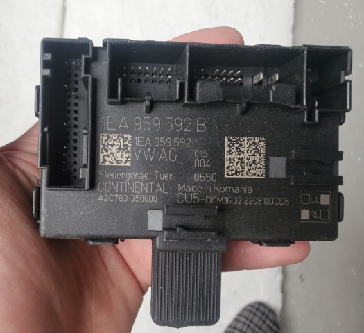 Блок комфорта передней двери 1EA959592B VAG