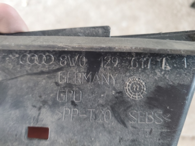 8W0129617A VAG Воздухозаборник воздушного фильтра купить в Чернигов