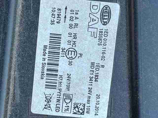 DAF 1835875 Фара правая в наличии Винница
