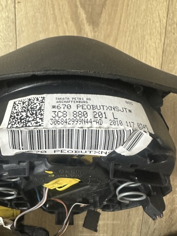 VAG 3C8880201L Подушка безопасности (AIRBAG) водительская в наличии Чернигов