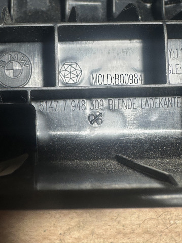 Накладка задней панели багажника 51477948309 BMW