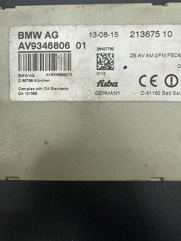 BMW 65209346806 в наличии Черкассы
