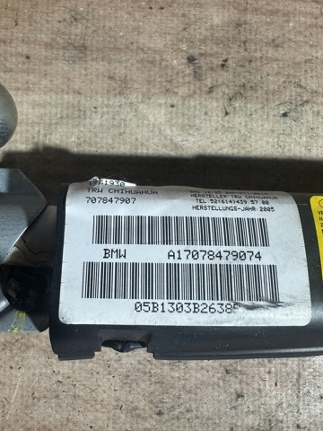 72127078479 BMW Подушка безопасности (AIRBAG) шторка боковая левая купить в Одесса