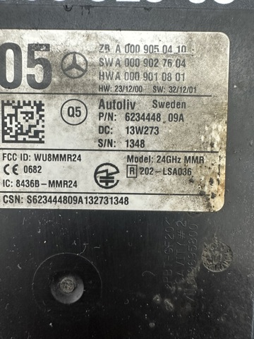 A0009050410 Радарный датчик дистанции купить Запорожье