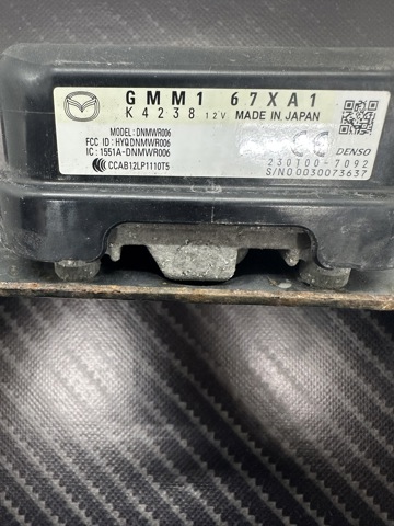 GMM167XA1 MAZDA Радарный датчик дистанции купить в Черкассы