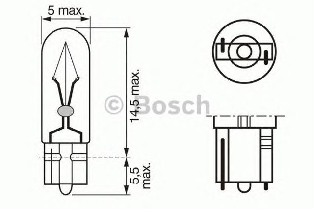 Лампы контрольные 1987302208 BOSCH