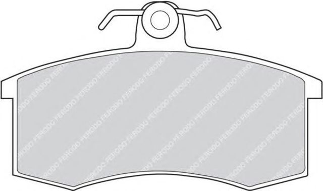 Тормозные колодки FDB527 FERODO