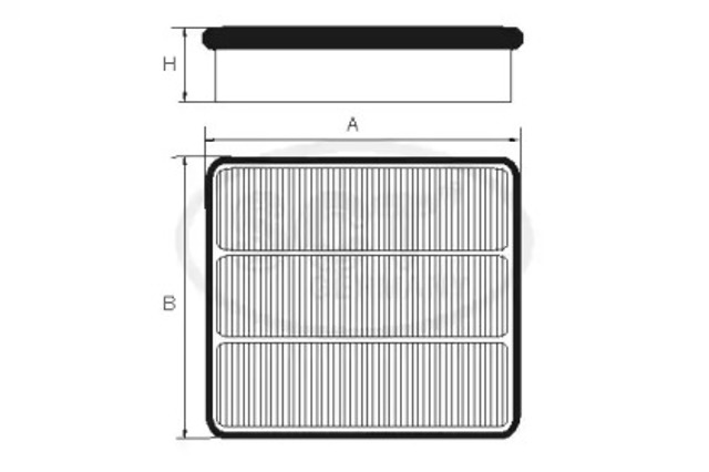 Воздушный фильтр SB939 SCT