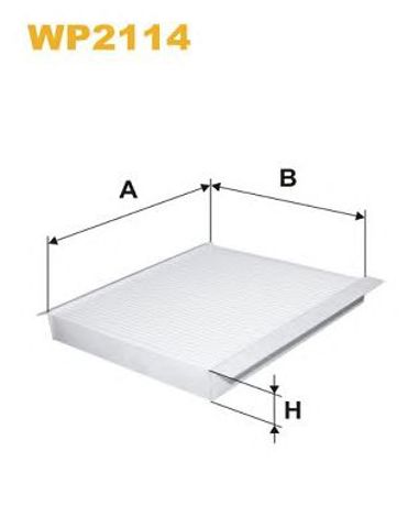 Воздушный фильтр салона WP2114 WIX