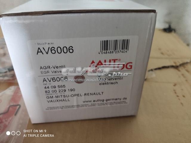Клапан рециркуляции отработавших газов EGR AV6006 AUTLOG