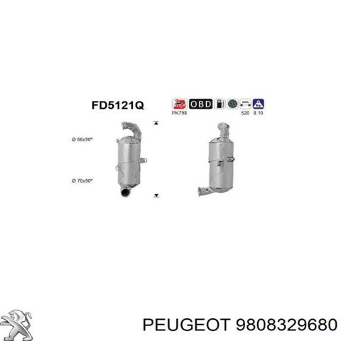 9808329680 PEUGEOT Конвертор - катализатор купить в Кривой Рог