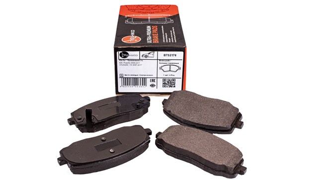 Колодки тормозные передние дисковые BTS2176 TASHIKO