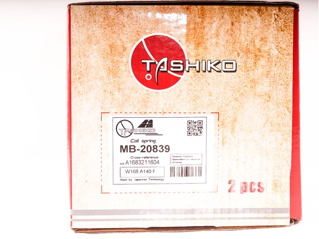 Пружина передней подвески MB20839 TASHIKO