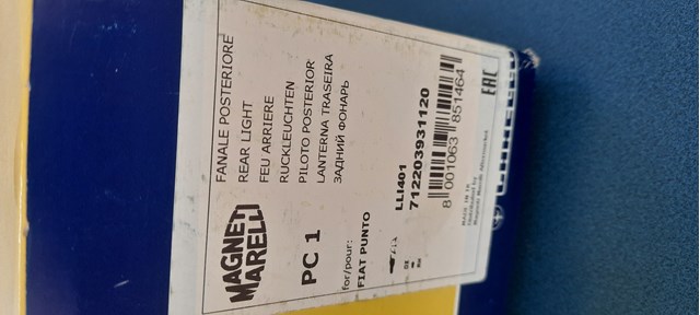MAGNETI MARELLI 712203931120 Фонарь задний правый в наличии Житомир