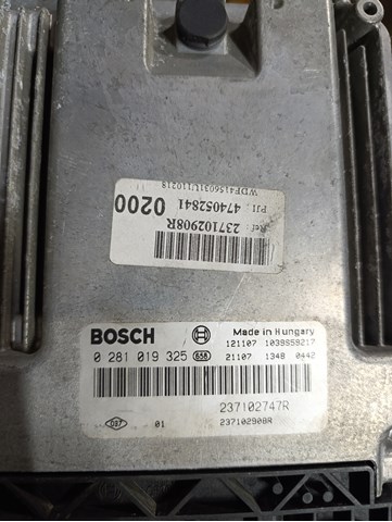Мозги двигателя 0281019325 BOSCH