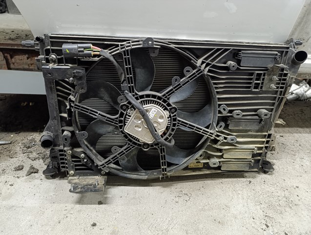 RENAULT 214811275R Диффузор радиатора охлаждения, в сборе с мотором и крыльчаткой в наличии Львов