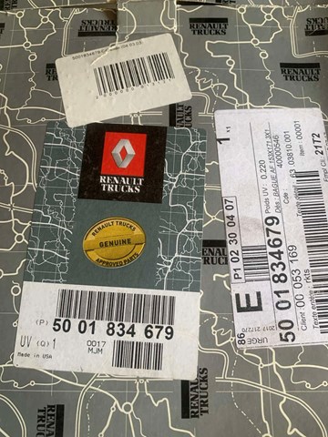 5001834679 RENAULT Сальник коленвала двигателя задний купить в Винница