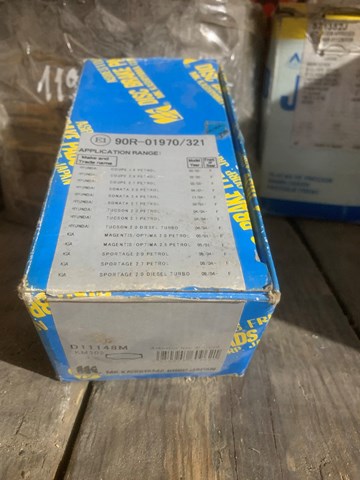 KASHIYAMA D11148M Колодки тормозные передние дисковые в наличии Одесса