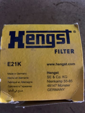 HENGST E21K Топливный фильтр в наличии Чернигов
