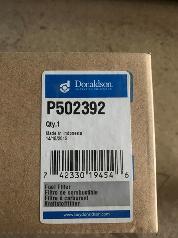 DONALDSON P502392 Топливный фильтр в наличии Черкассы