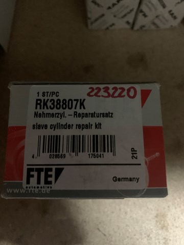 RK38807K Ремкомплект рабочего цилиндра сцепления купить Каменское