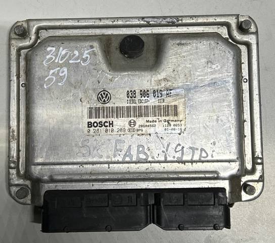 Компьютер двигателя 038906019AF VAG