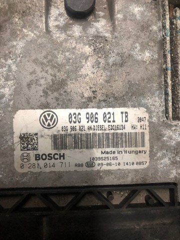 Модуль управления двигателем 03G906021TB VAG