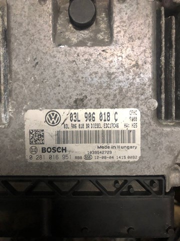 Мозги двигателя 03L906018C VAG