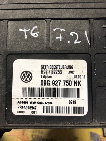 Модуль управления АКПП электронный 09G927750NK VAG