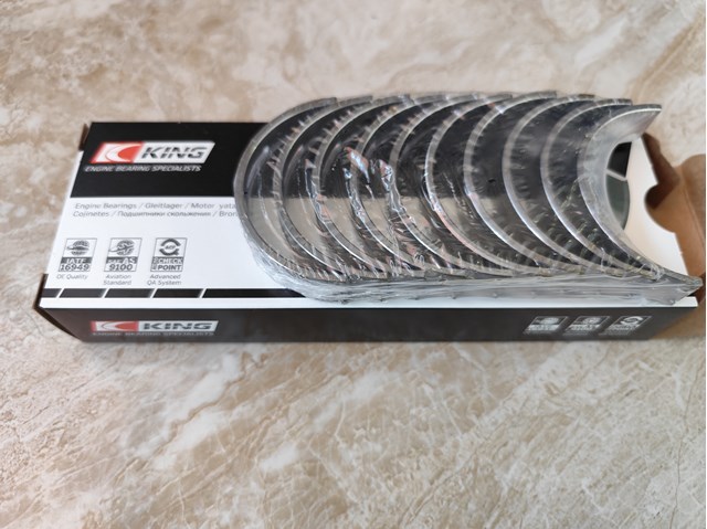 KOLBENSCHMIDT 77907600 Вкладыши коленвала коренные, комплект, стандарт (STD) в наличии Ровно