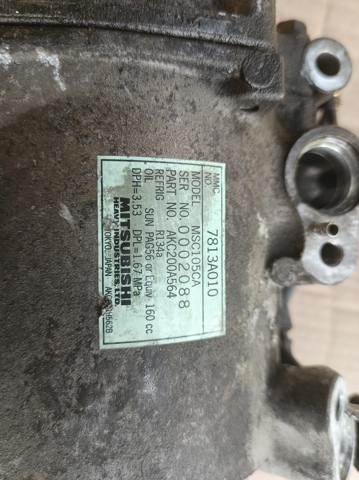 MITSUBISHI 7813A010 Компрессор кондиционера в наличии Черкассы