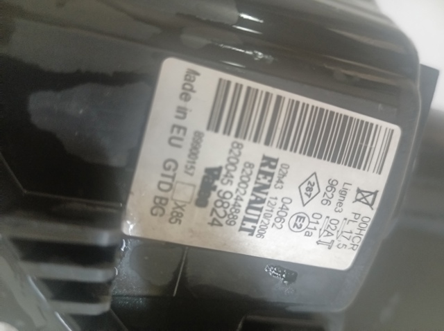 8200459824 RENAULT Фара левая купить в Хмельницкий