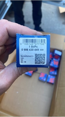 0986430449 BOSCH Форсунка впрыска топлива купить в Ровно
