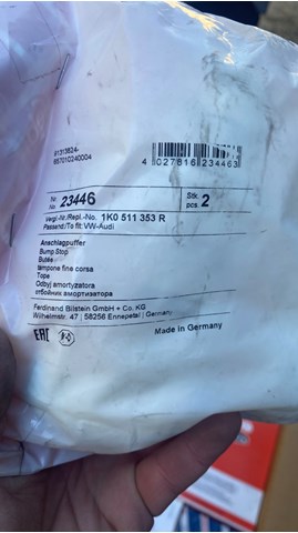 Буфер амортизатора заднего 1K0511353R VAG