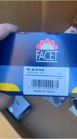 Катушка зажигания 96345 FACET